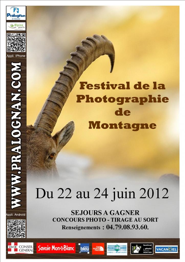 Affiche festival de la photo de montagne 2012